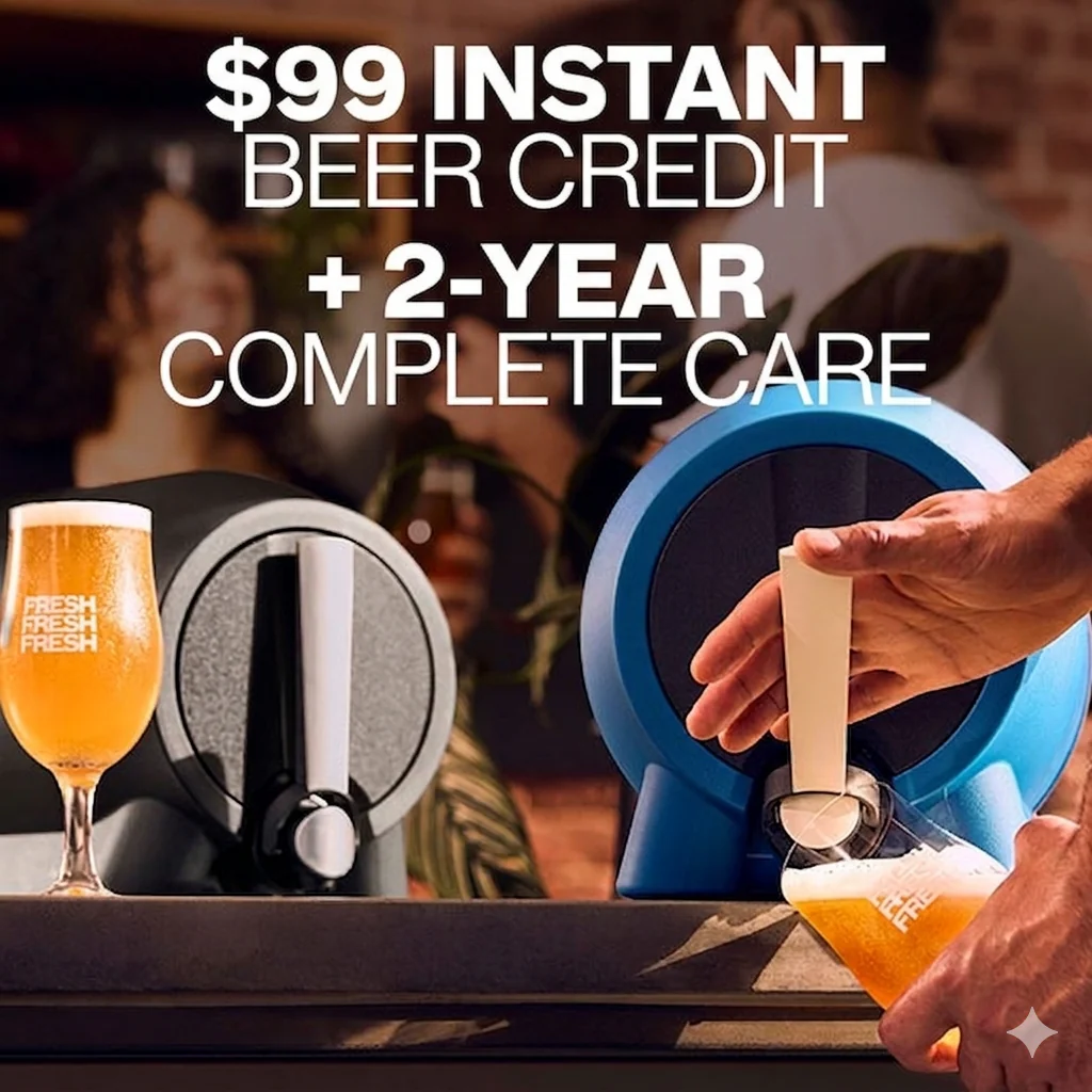 $99 Instant Beer Credit + 2-Year Complete Care Plan