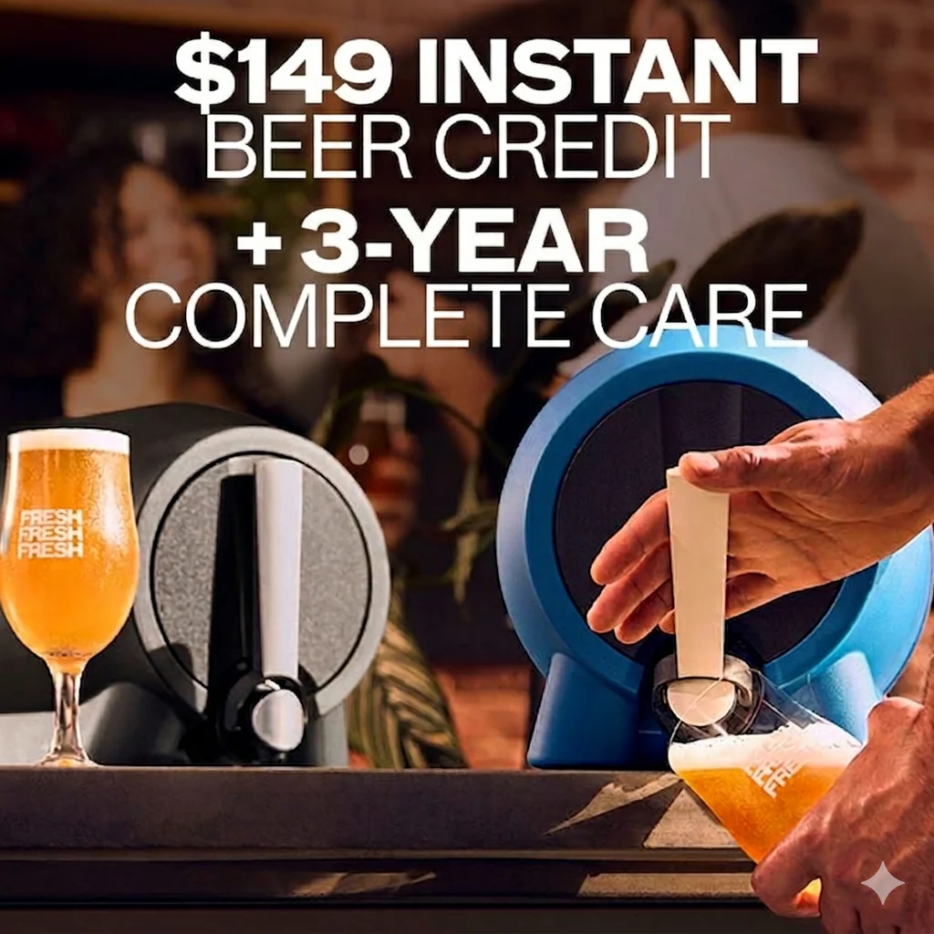 $149 Instant Beer Credit + 3-Year Complete Care Plan