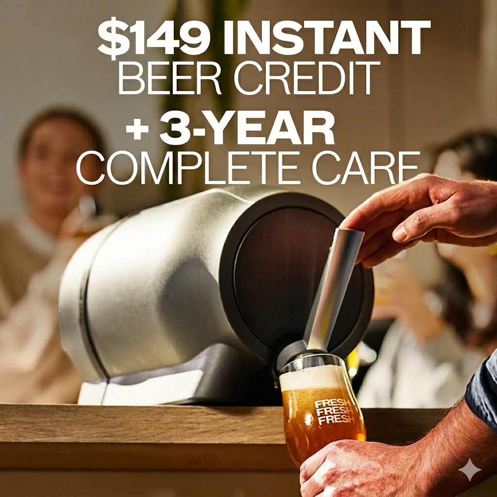 $149 Instant Beer Credit + 3-Year Complete Care Plan